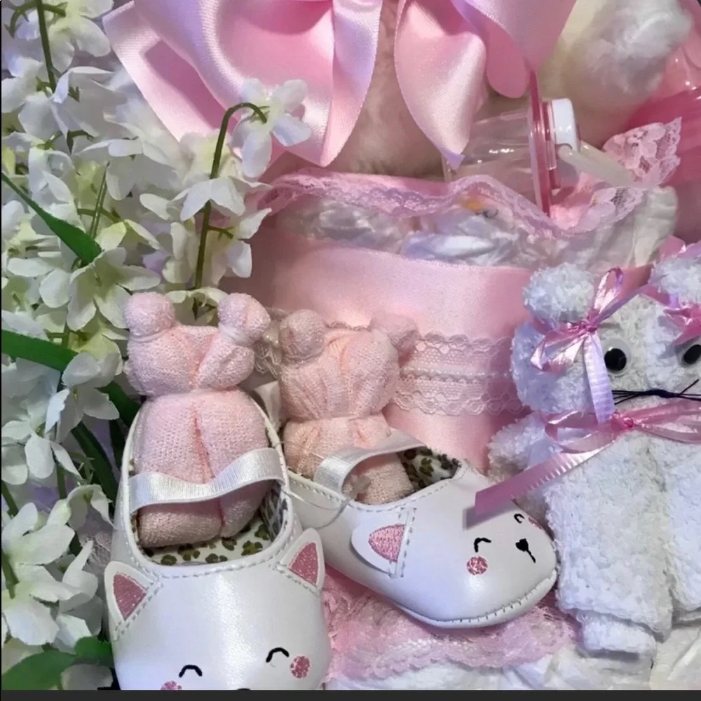 Kitten Diaper Cake